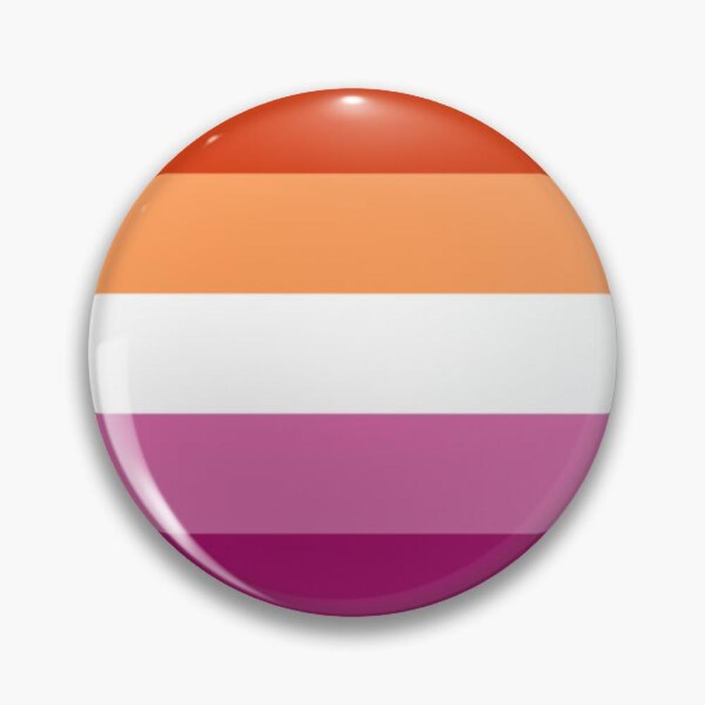 Lesbian Pride Flag Pin Buttons - огляд і ціна Ethnic Modern Fashion