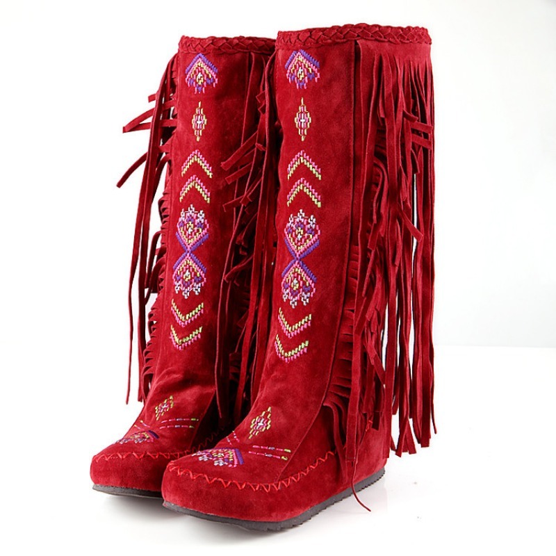 Tassel Boots Handmade Embroide - огляд і ціна Ethnic Fashion Women