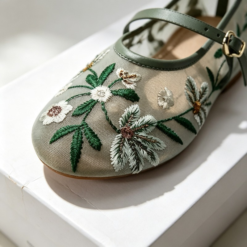 Mesh Embroidered Leisure Balle - огляд і ціна Ethnic Fashion Design