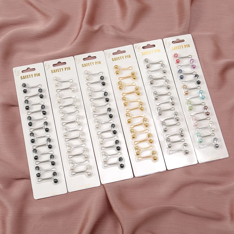 12pcs/Bag Muslim Hijab Pins Sc - огляд і ціна Ethnic Modern Fashion