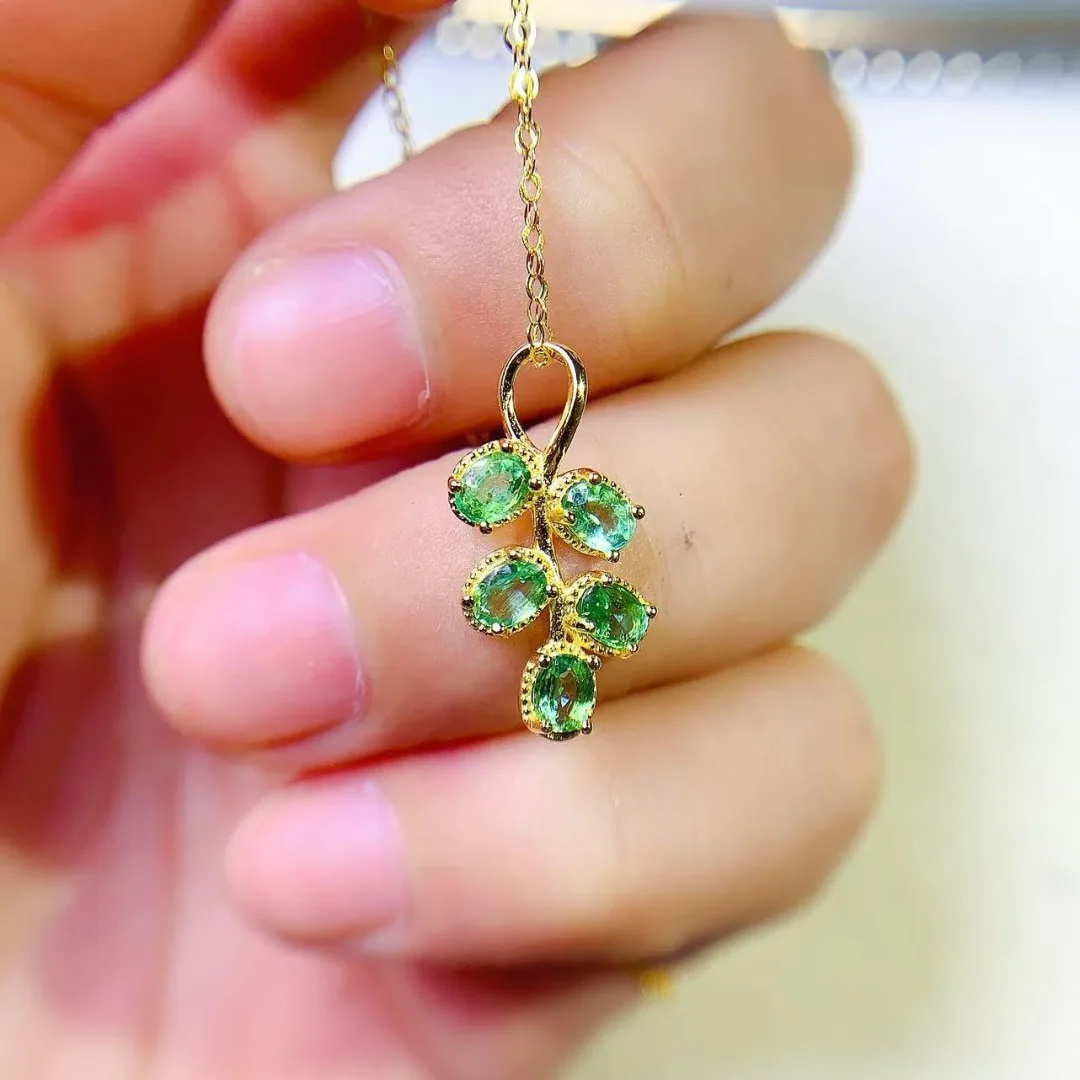 Opulent Genuine Emerald S925 S - огляд і ціна Ethnic Fashion Design