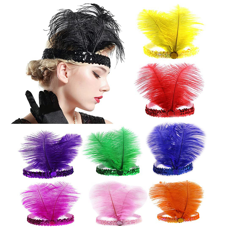 Sequins Feather Crystal Headba - огляд і ціна Ethnic Fashion India