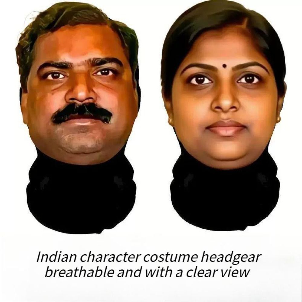 Funny Indian-style Mask Spoof  - огляд і ціна Ethnic Fashion India