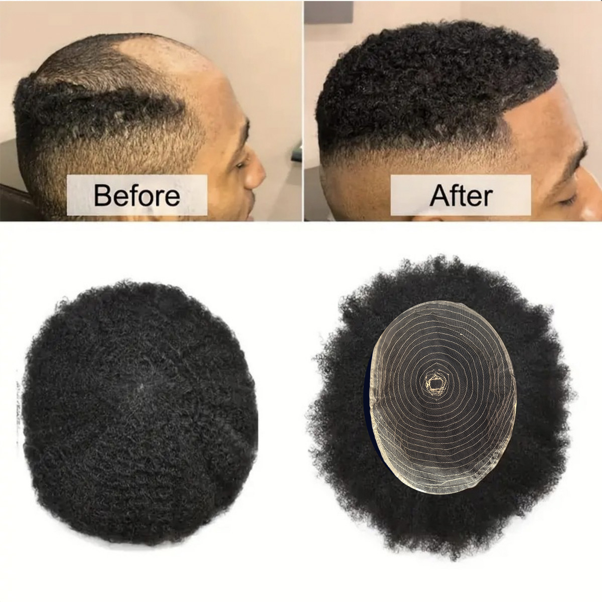 Afro Style Hair Toupee for Men - огляд і ціна Ethnic Fashion India