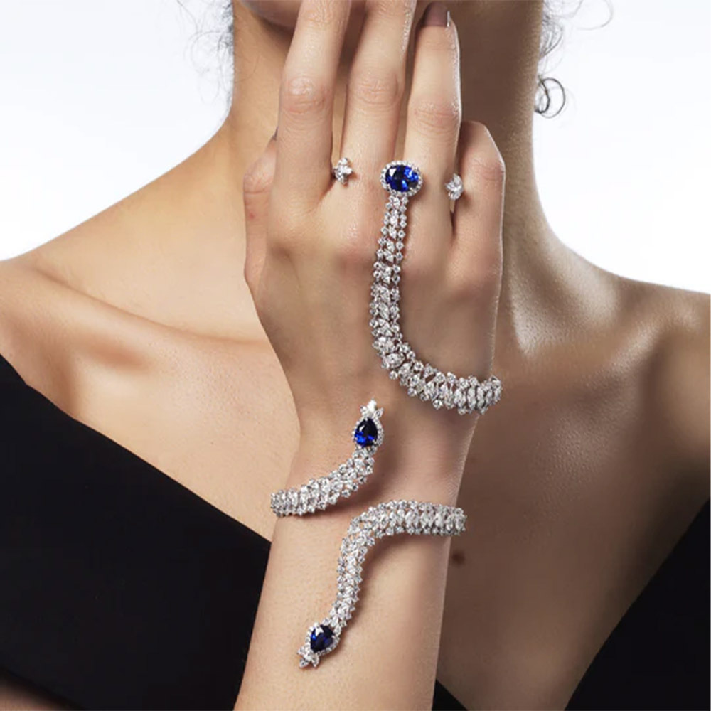 Stonefans Personality Snake Sh - огляд і ціна Ethnic Fashion India