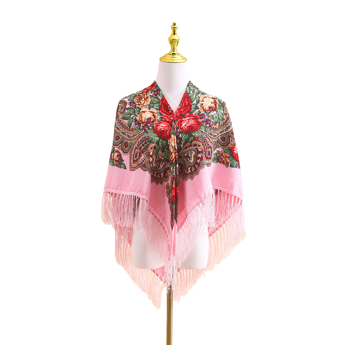 110cm  Russian Ethnic Shawl fo - огляд і ціна Go Ethnic Fashion